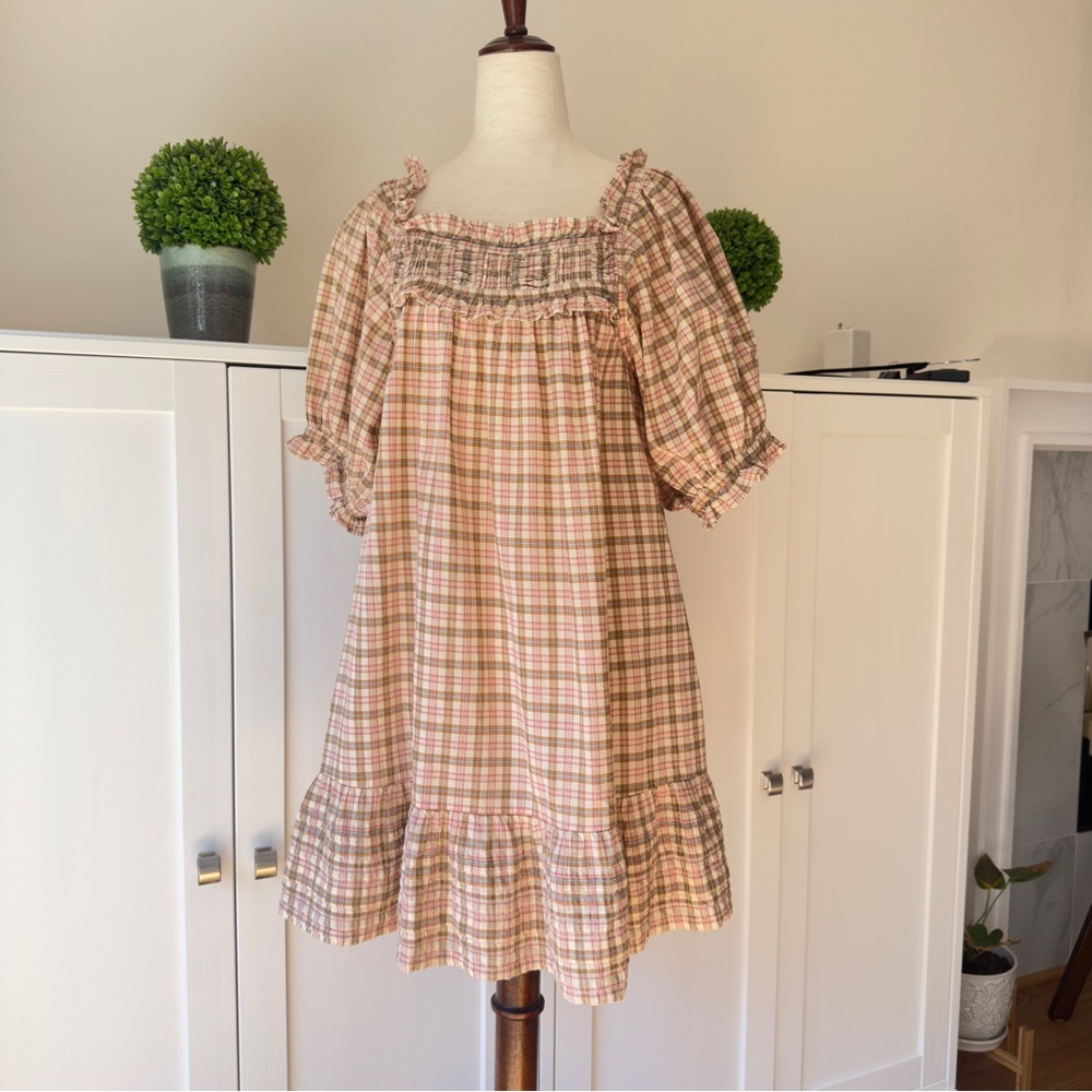 Doen Dôen Cadiz dress in Austen plaid Small - Picture 2 of 12